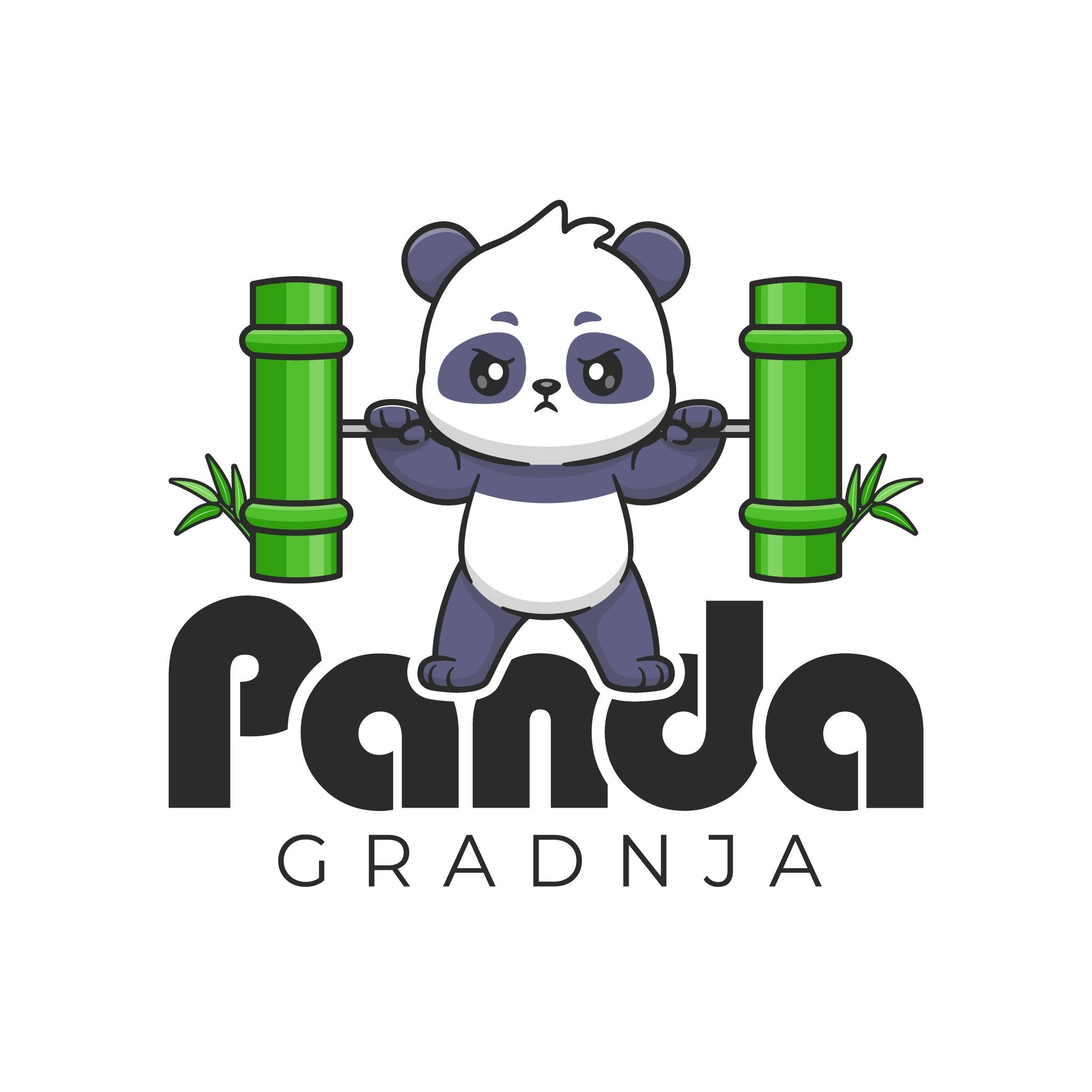Panda gradnja logo