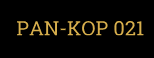 Pan-Kop 021 logo