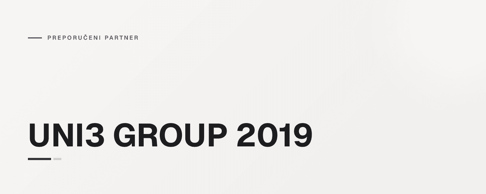 UNI3 GROUP 2019 — naslovna slika