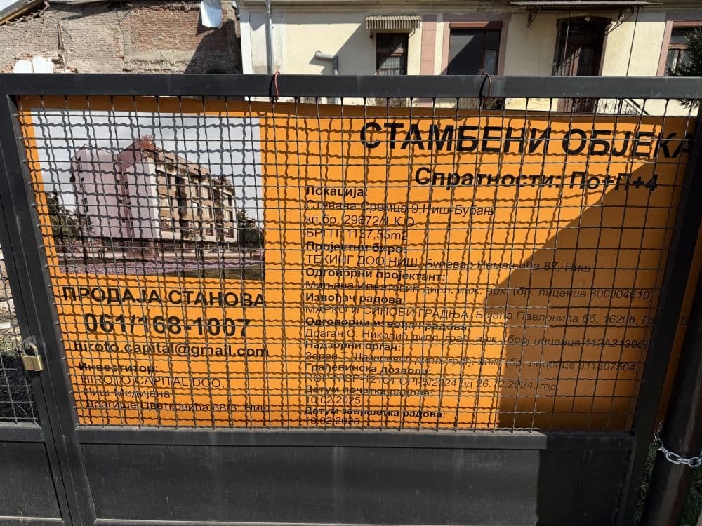 Niš Stevana Sremca 9 Stambena zgrada - slika 2